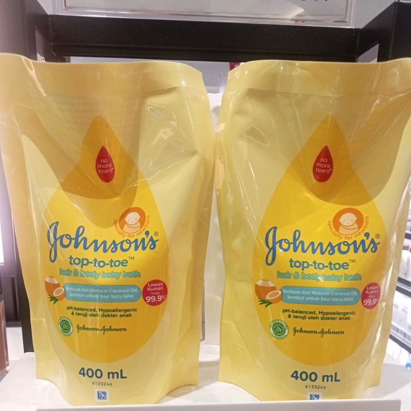 Johnson's tap to toe refill 400 ml