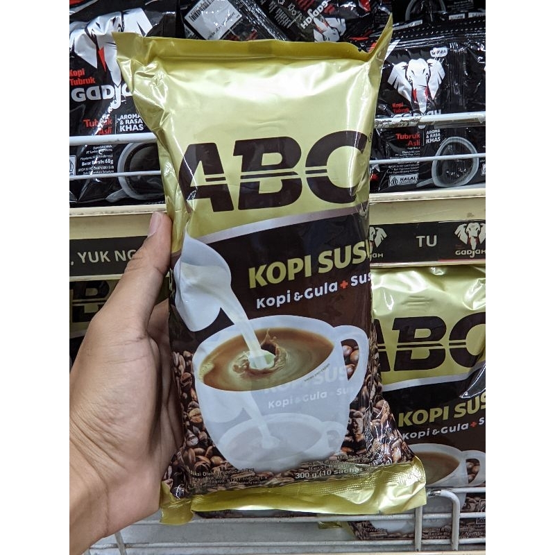 

ABC KOPI SUSU Isi 10 Sachet @30Gram || Kopi Susu || Kopi ABC || Kopi || Kopi ABC Sachet || Kopi Sachet || Kopi Bubuk