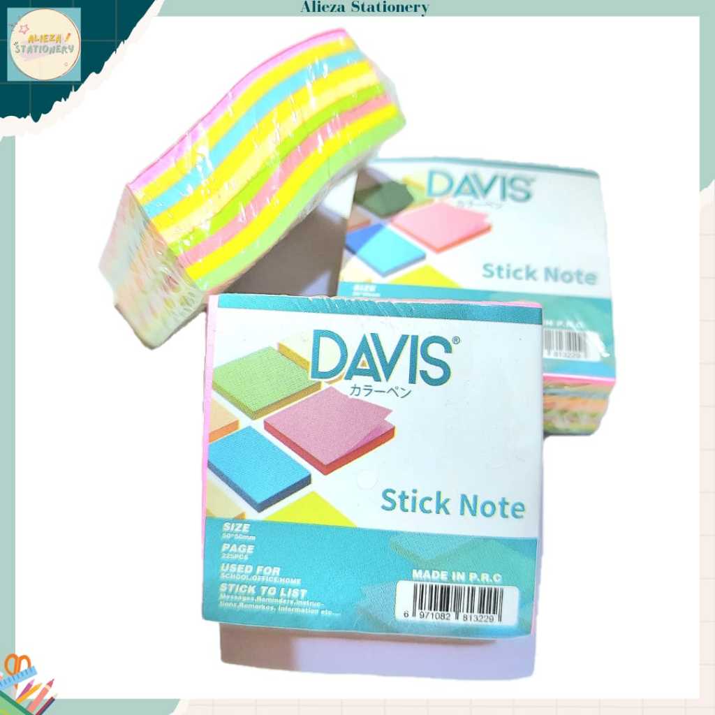 

DAVIS STICK NOTE ( 8 warna Stick Note)