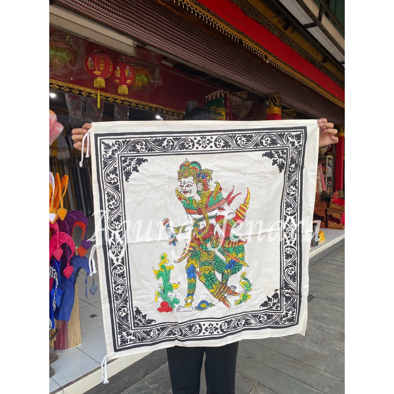 KOBER LUKIS BALI | KAIN BLACU