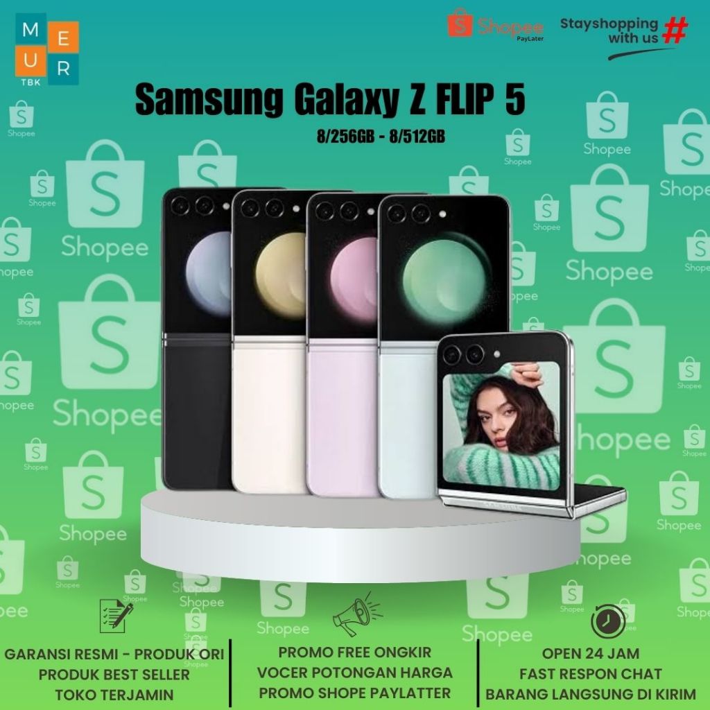 SAMSUNG GALAXY Z FLIP 5 GARANSI RESMI