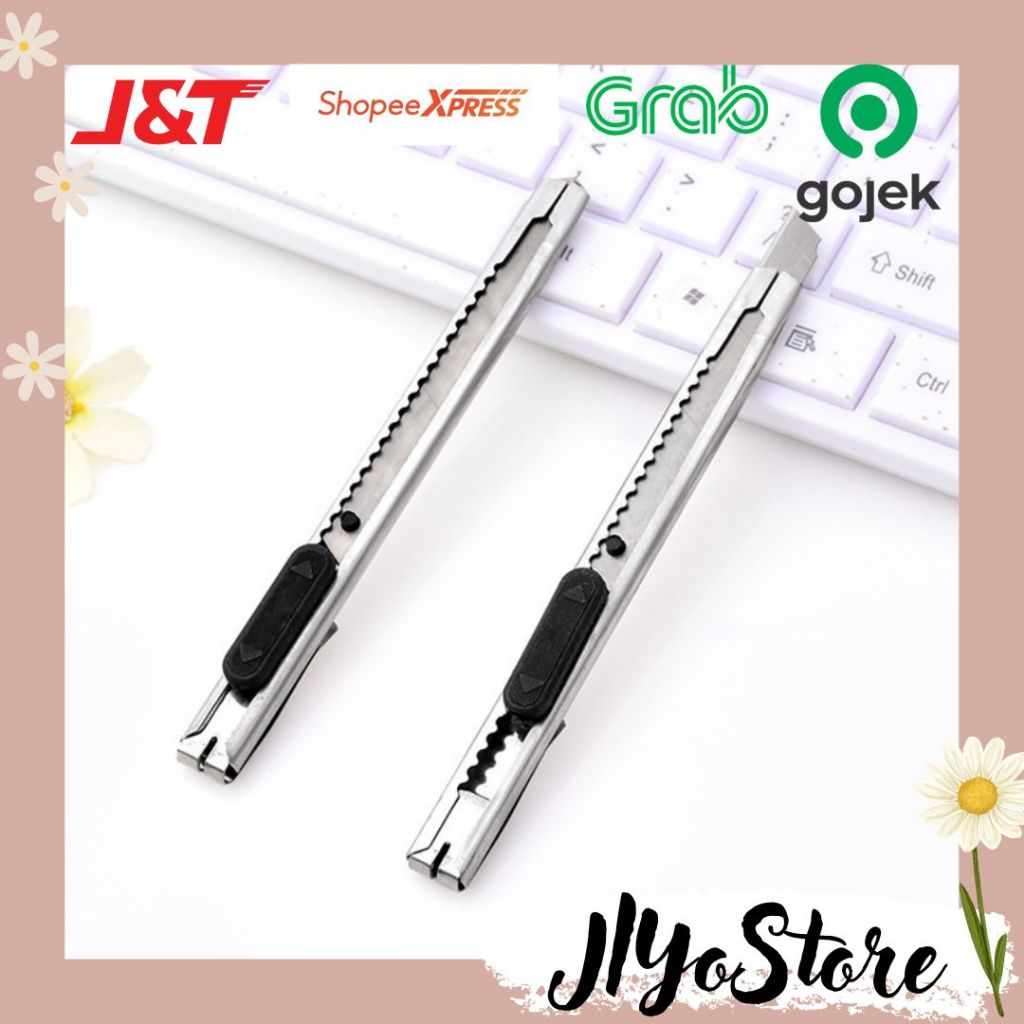 

Cutter Polos Kecil Stainless Pisau Ukir Pemotong Perlengkapan Sekolah ATK Stationery Lucu Aesthetic