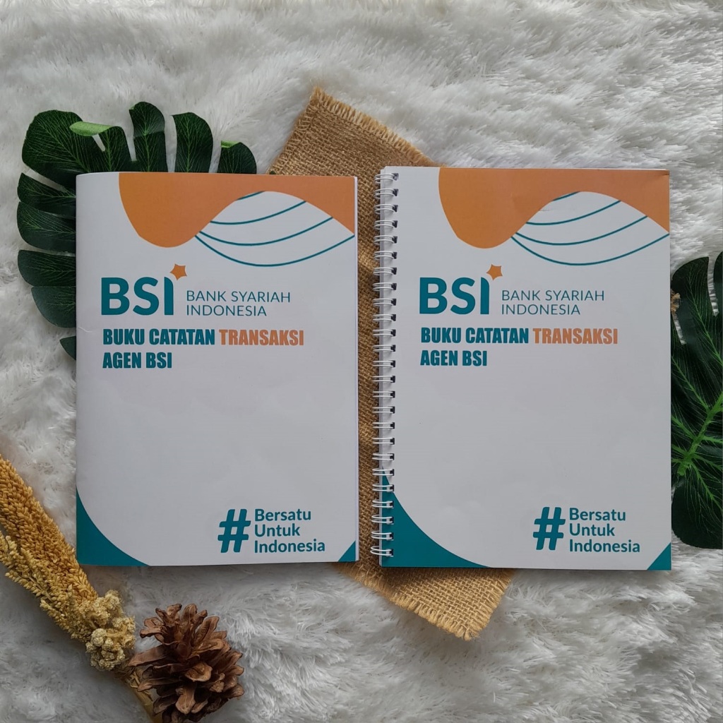 

ES88 BUKU CATATAN TRANSAKSI AGEN BSI UK A5 ISI 100 HAL