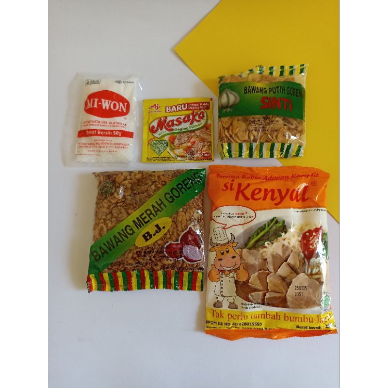 

PAKET BUMBU ADONAN BAKSO [siKenyal] cocok untuk 2kg atau lebih DAGING ||Enak Kress