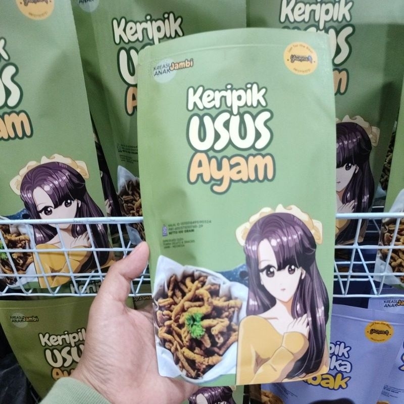 

Keripik Usus Ayam Original Yumna Snacks 100 gram