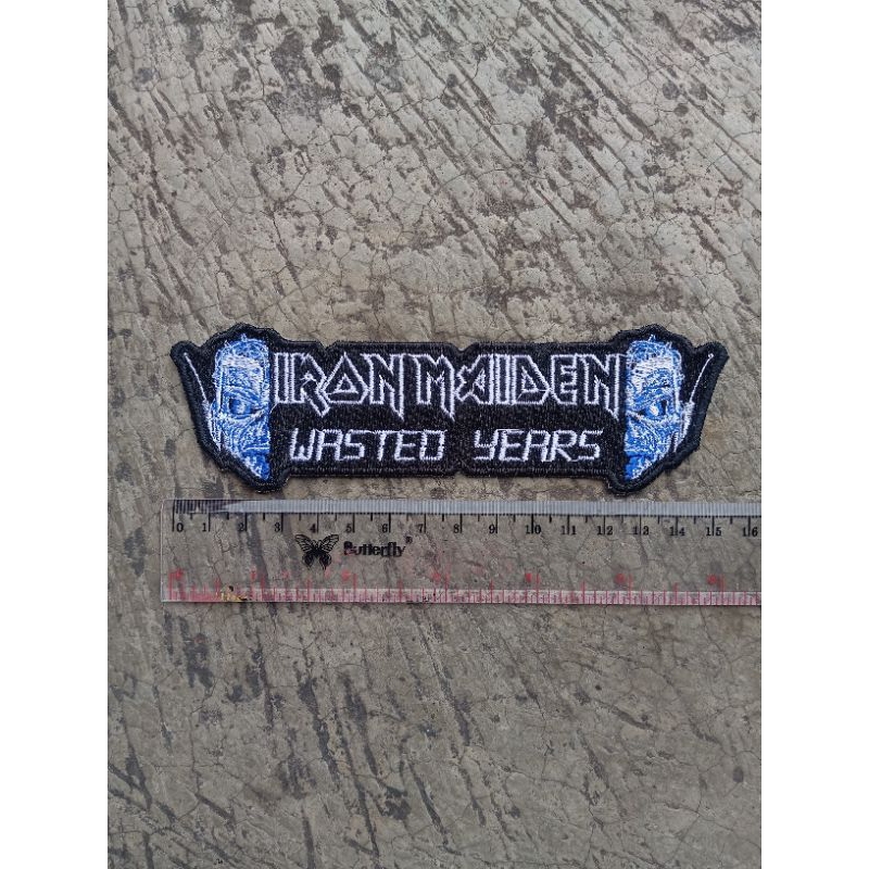 patch iron maiden wasted