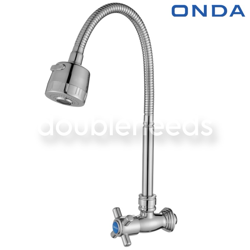 KRAN AIR BAK CUCI PIRING LEHER ANGSA ONDA 1/2” / KRAN BAK CUCI PIRING FLEXIBLE ONDA 1/2”