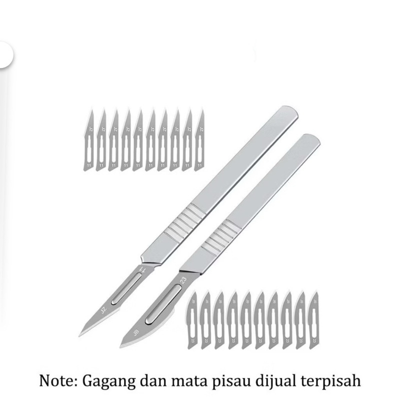 Pisau Bedah no 11 23 SP / Mata Gagang Surgical Blade Operasi