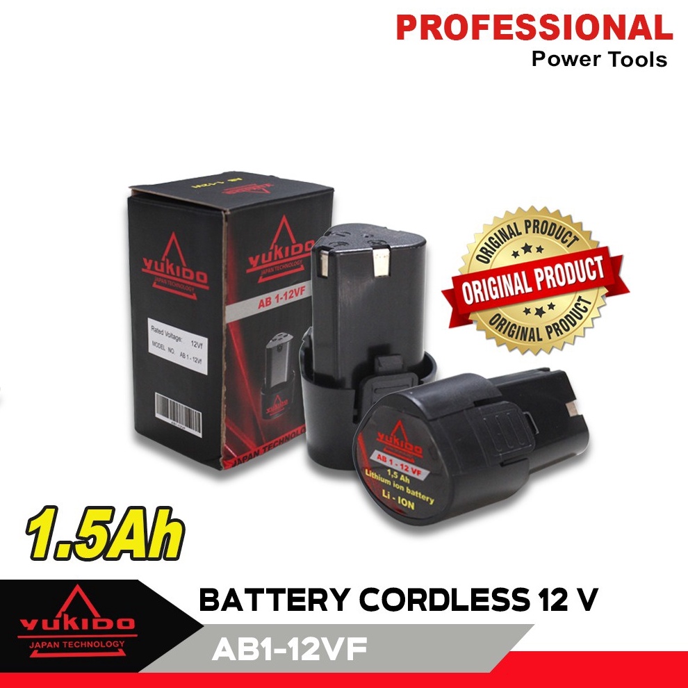 Yukido batrai Bor Coess 12Volt 15Ah Xenon 12V Bor Coess 12V Liion atau Charger