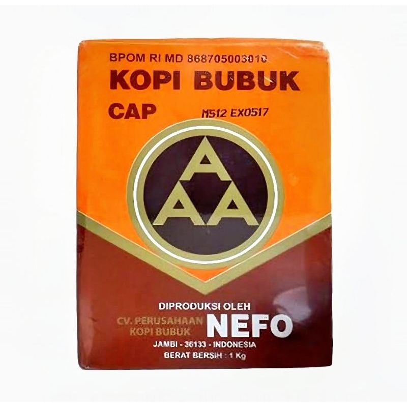 Kopi bubuk cap AAA 1kg original jambi