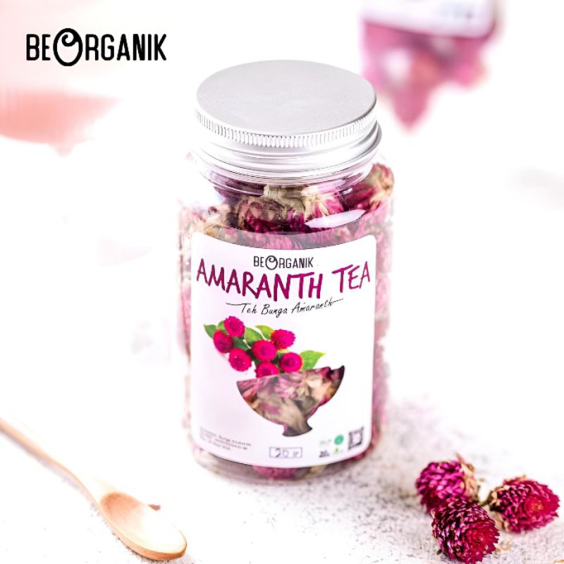 

Teh Bunga Amaranth Tea Toples 20g Beorganik