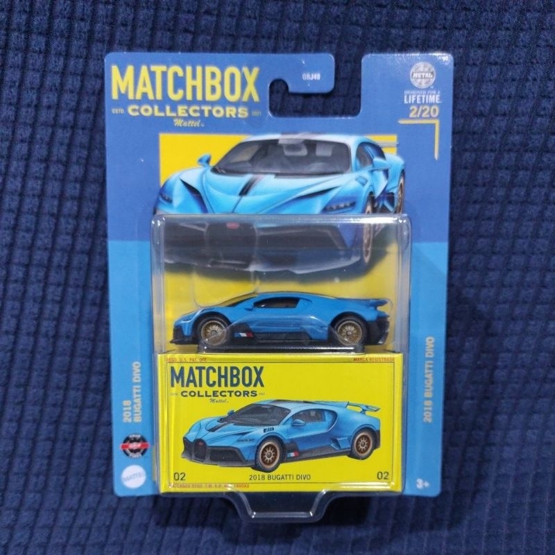 Matchbox Collectors Bugatti Divo Biru