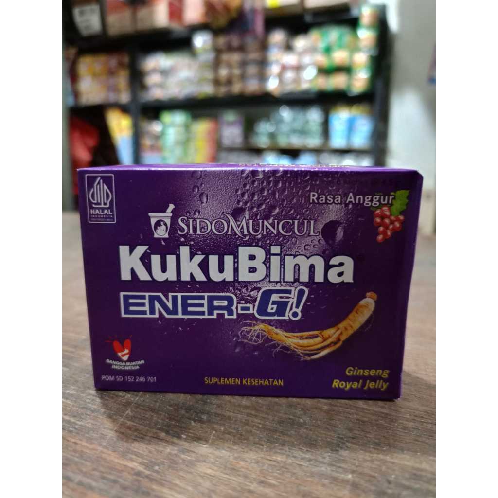 

KukuBima ENER-G Box isi 6 sachet Rasa Anggur