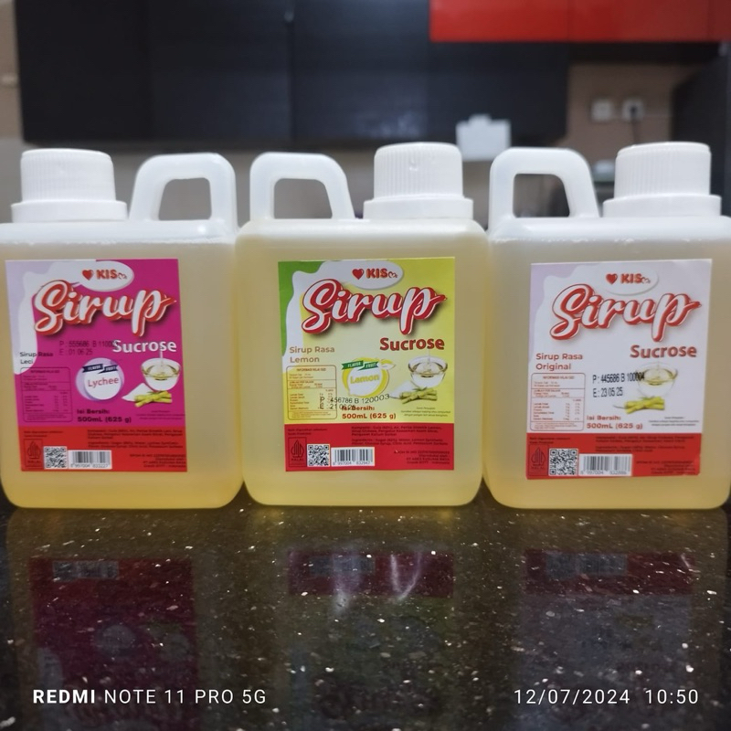 

Gula Cair/syrup kiss 500 ml