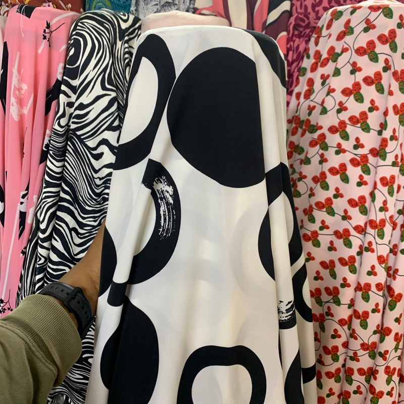 kain soft crepe - kain soft silk - kain silk premium - kain crepe silk import - kain gamis crepe ban