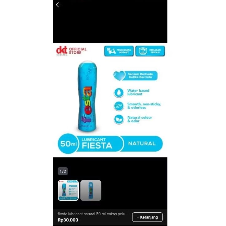 fiesta pelumas natural 50ml original