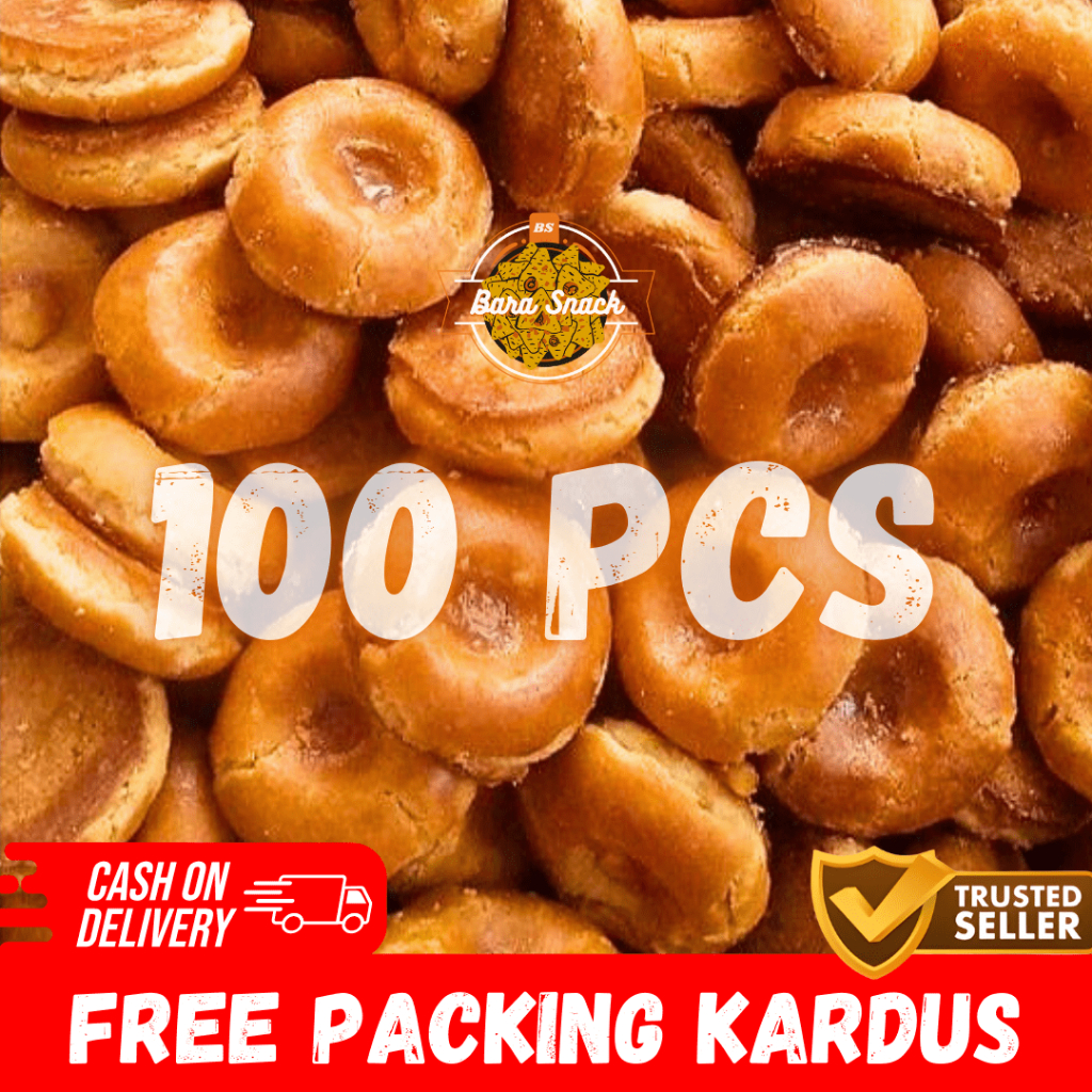 

[ 100 PCS ] Kue Kacang Tidar Asli Oleh Oleh Khas Kediri / Camilan Snack Kiloan Murah -K