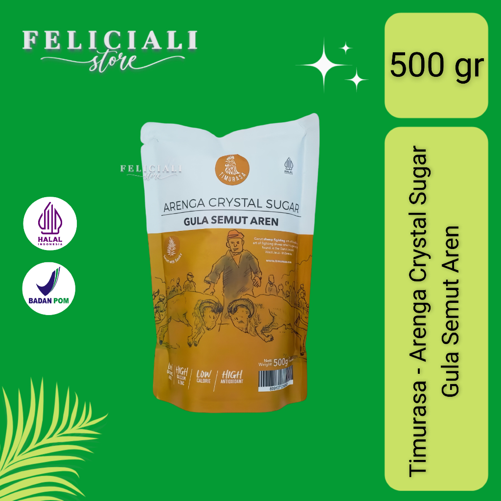 

Timurasa Arenga Sugar - Gula Semut Aren 500 gr