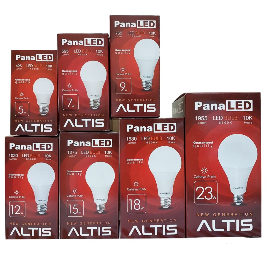 Panaled Altis LED Bulb 5 7 9 12 15 18 23 W LED Lampu LED Murah