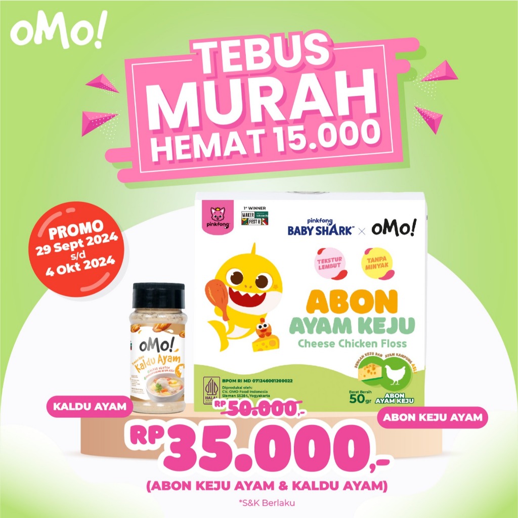 

OMO! ABON DAN KALDU AYAM CUMA 35K