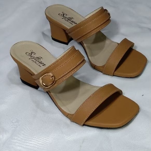 ss sandal heals wanita remaja kekinian hak tinggi 5cm pesta kondangan murah