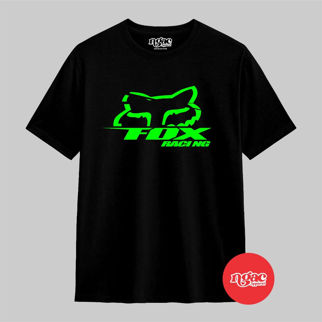 Kaos Logo FOX RACING Baju Distro