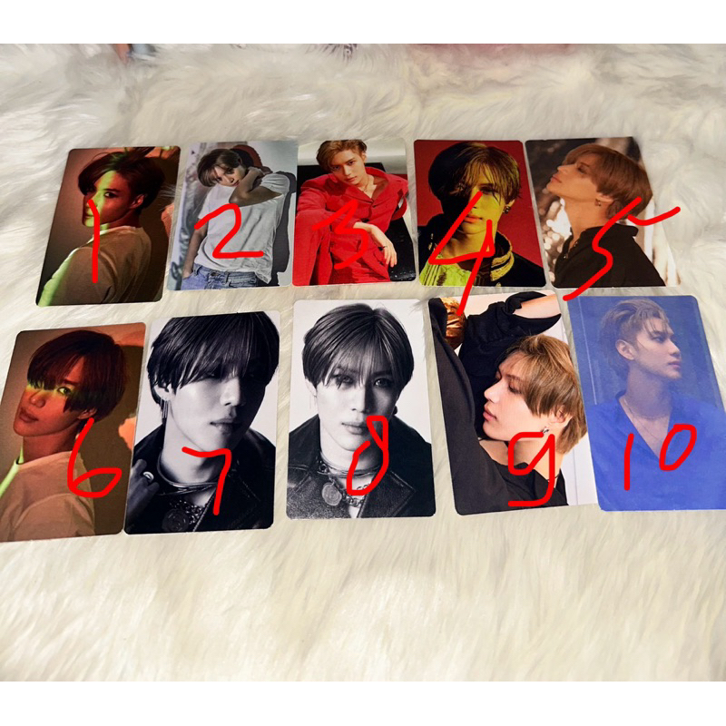 pc photocard sticker shinee taemin want