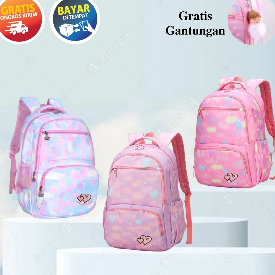 Grosir Terkeren  BK139  TAS SEKOLAH TAS RANSEL ANAK PEREMPUAN TAS SEKOLAH ANAK PEREMPUAN TAS SEKOLAH
