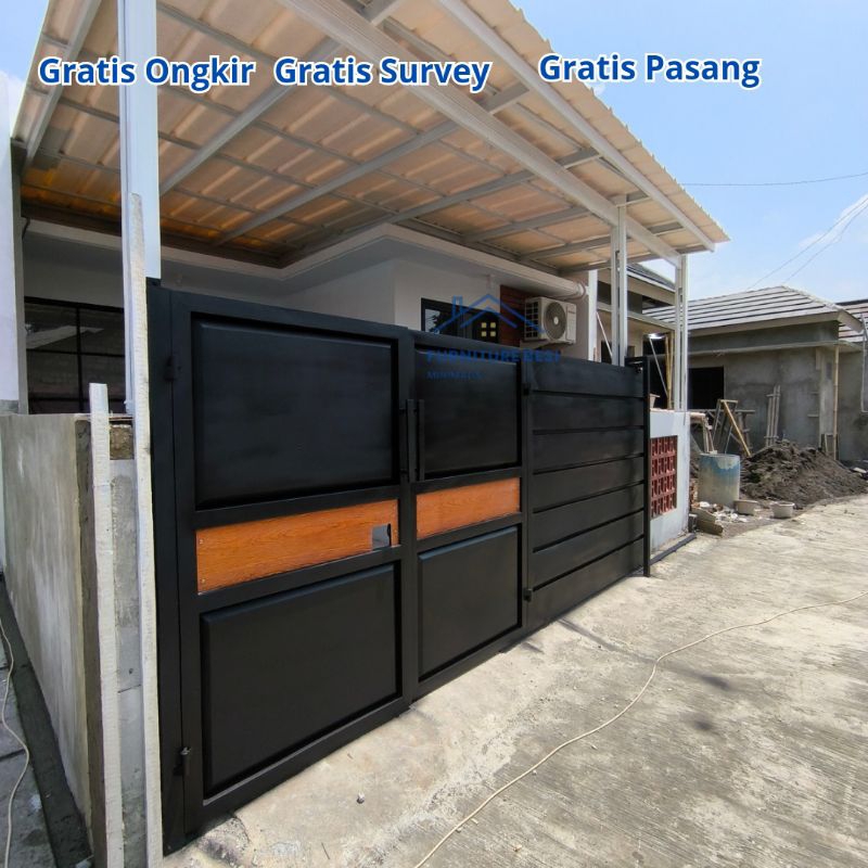 pagar besi / pagar besi rumah minimalis / pagar rumah minimalis modern / pagar rumah minimalis doubl