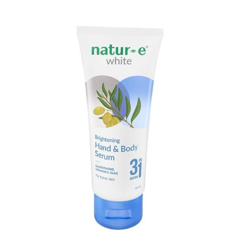 Natur-E White Body Serum 180mL / White Series / Brightening Body Lotion / Skincare Tone Up / Paket N