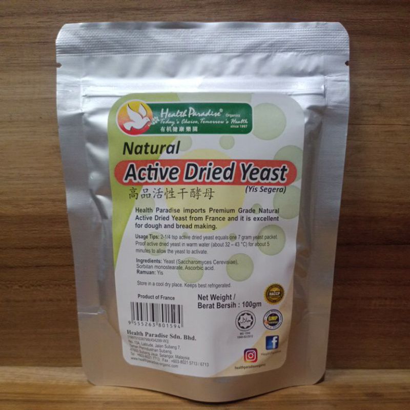 

Natural Active Dried Yeast 100gr