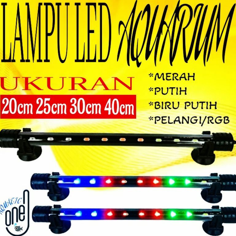 Serbu Sekarang LAMPU AQUARIUM ALL MERK led celup aquarium ukuran 2 25 3 4 5 6 cm 2cm 25cm 3cm 4cm 5c