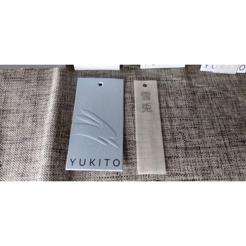 

Hangtag exclusive 1 set hangtag emboss hangtag transparan dan thankyoucard