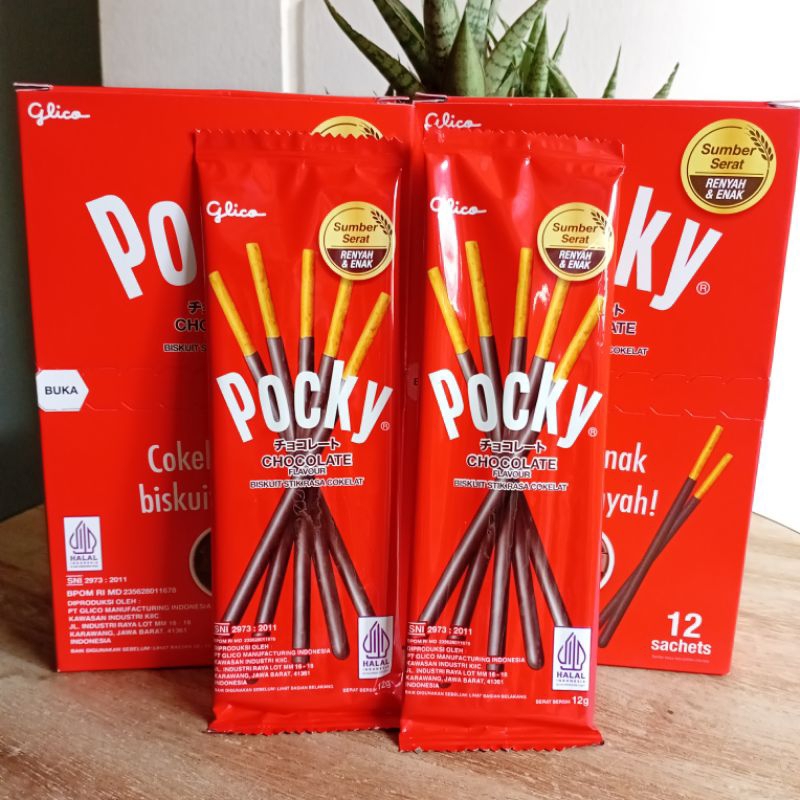 

Pocky chocolate isi 12 pcs /12gr