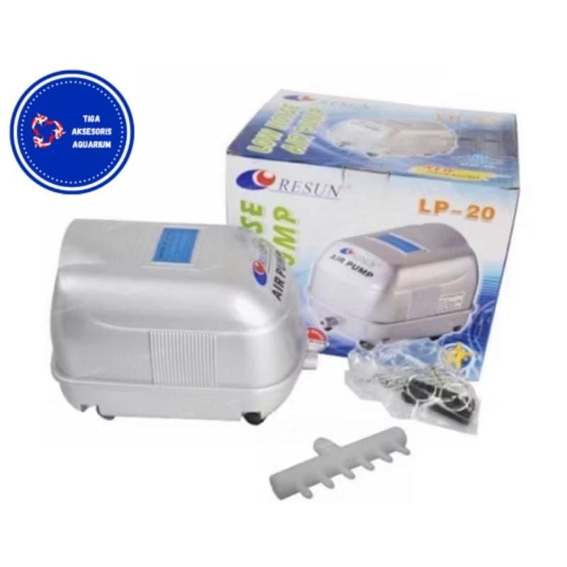 RESUN LP 20 Pompa Udara Hi Blow Aquarium Kolam