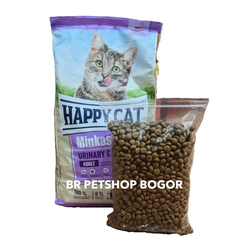 HAPPY CAT MINKAS URINARY 500G (REPACK)- MAKANAN KUCING HAPPY CAT URINARY