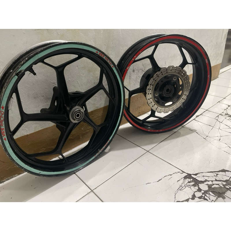 VELG RACING NINJA 250 SL RR MONO ORIGINAL COPOTAN VELG STANDAR NINJA Z250SL RR MONO SEKEN ORIGINAL