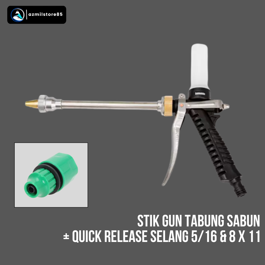 GUN / STIK SPRAYER CUCI MOTOR / MOBIL + TABUNG SABUN