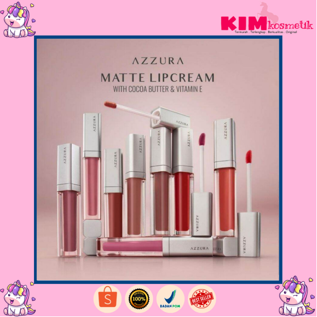 AZZURA MATTE LIPCREAM - LIPSTIK MATTE ORIGINAL