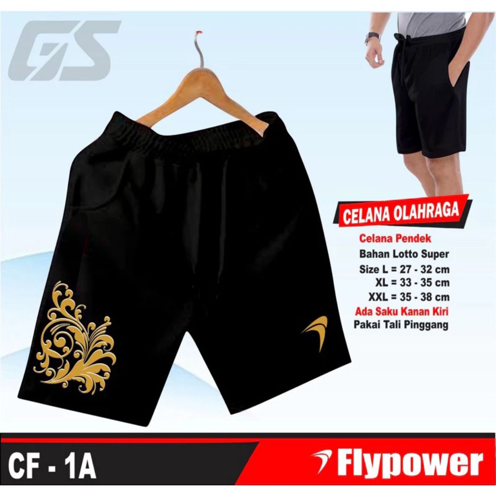 Celana badminton bawahan olahraga bulutangkis pakai saku celana pendek pria jumbo