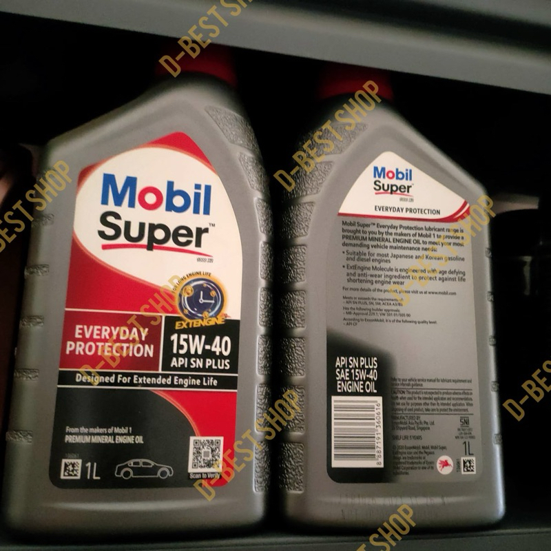 Oli mobil bensin "MOBIL1" SUPER 1000 15W/40 - 1 liter