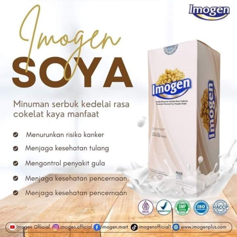 

IMOGEN SOYA 1 BOX ( ISI 15 SACHET)