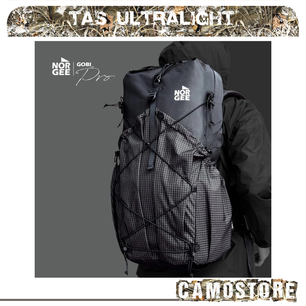 Tas Punggung Ultralight Norgee Gobi Pro 30L Backpack Ransel Nor Gee
