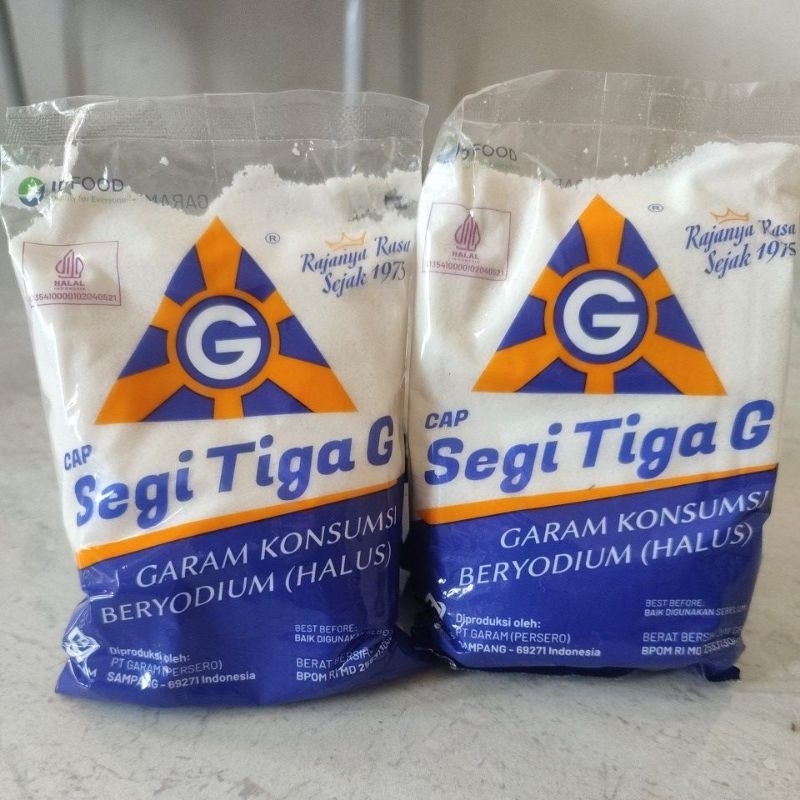 

Garam beryodium cap Segitiga G 200 g
