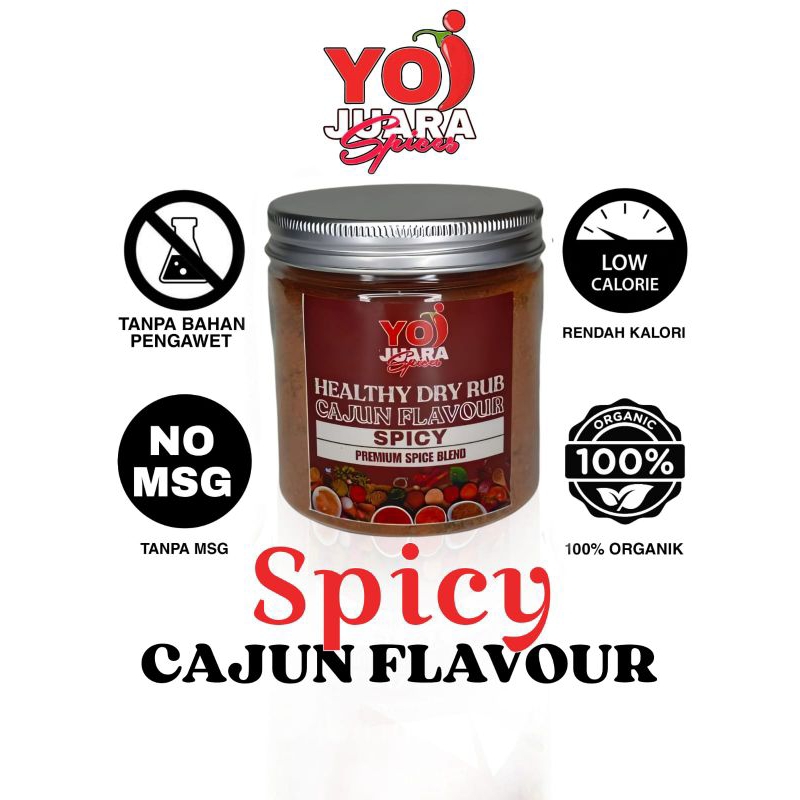 

YOI SPICES DRY RUB SPICY Bumbu Diet Marinasi Kering Rendah Kalori