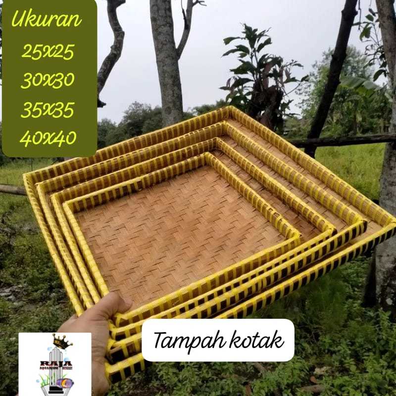 

TAMPAH BAMBU KOTAK / NAMPAN KOTAK BAMBU / NYIRU TUMPENG NAMPAH TUMPENG ,TRADISIONAL