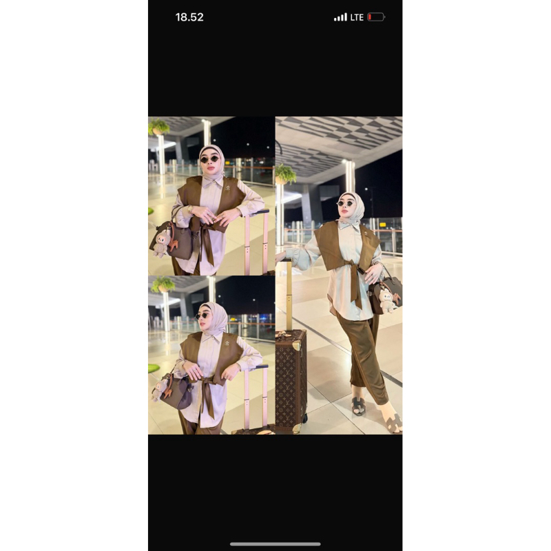 setelan shella saukia ori