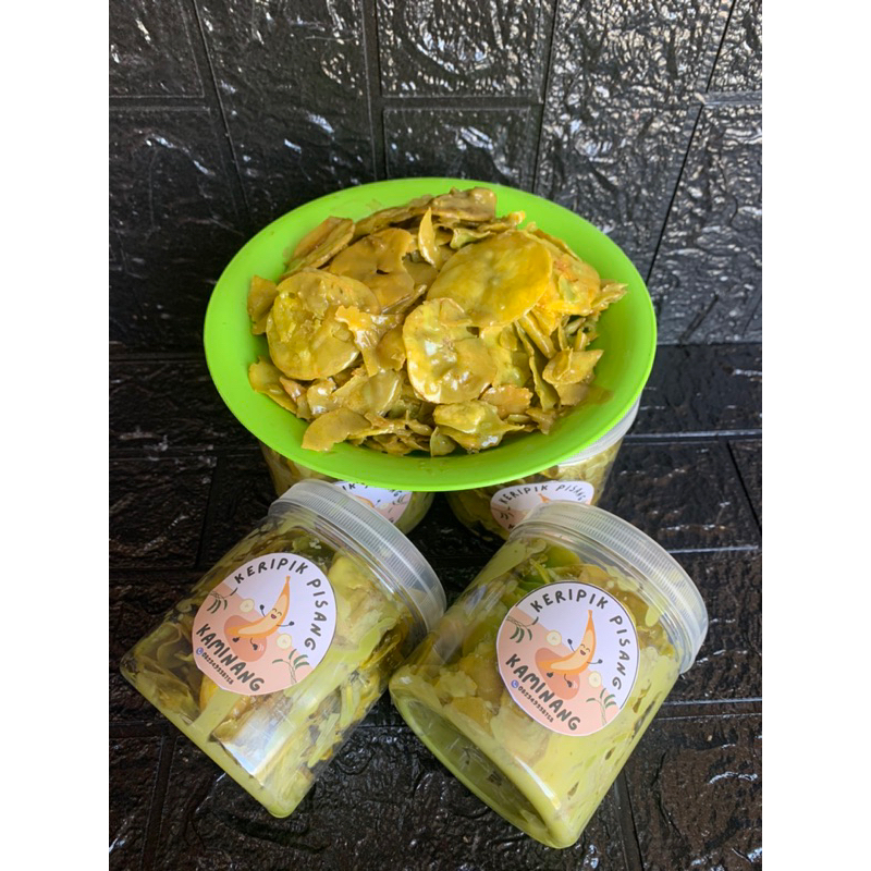 

Keripik pisang Lumer rasa Matcha