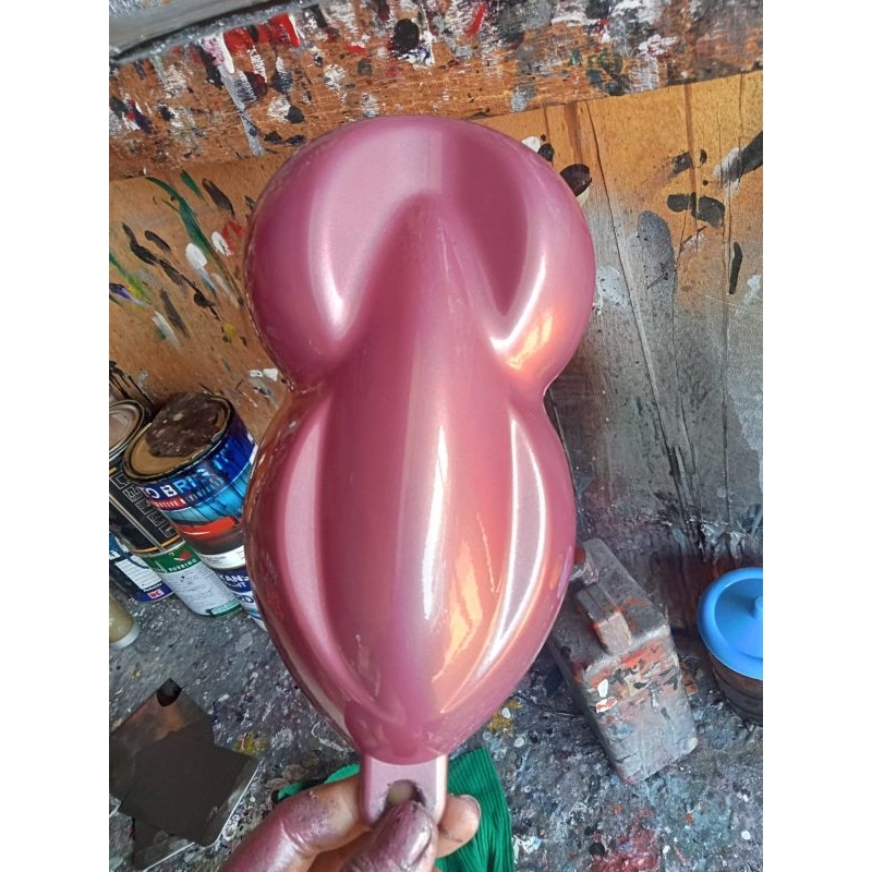 Cat Pink Metalik PU/Cat Pink Metalik PU Spesial Polyuretane/Cat Castem Pink Metalik