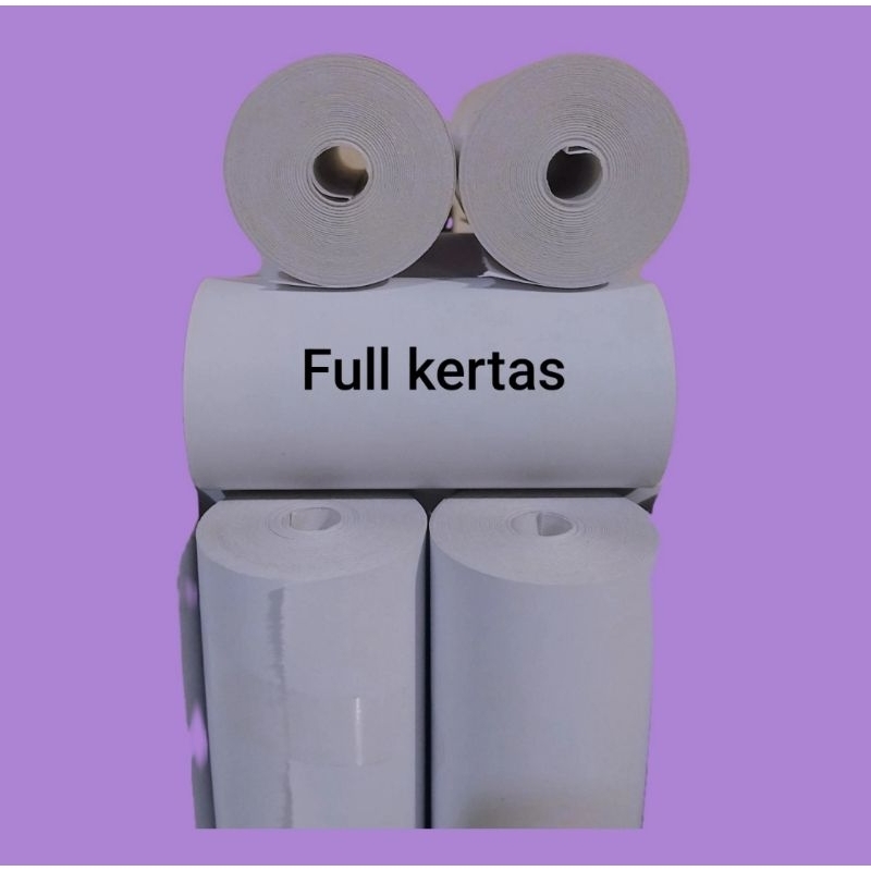 

kertas kasir murah thermal paper rol 80x40mm coreles/full kertas struk kasir printer bluetooth 80mm
